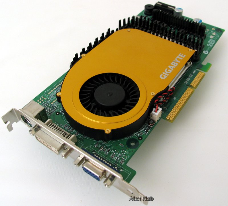 GIGABYTE GV-N68T - точная копия референс-дизайна nVidia GeForce 6800GT