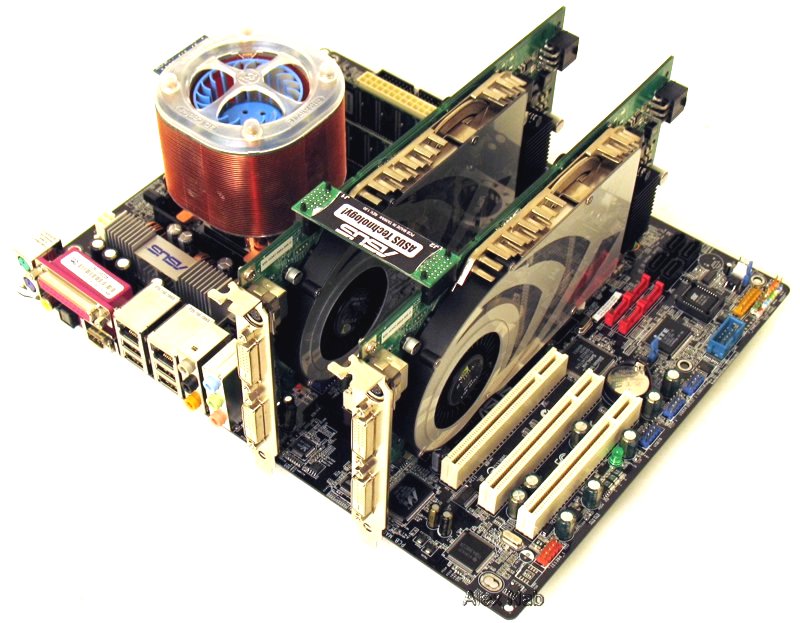    SLI GeForce 7800 GTX